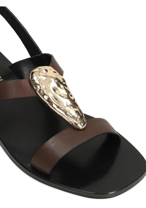 CORAL BLUE buckle-fastening sandals - Brown