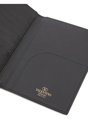 Valentino Garavani VLogo The Bold Edition calfskin passport cover - Black
