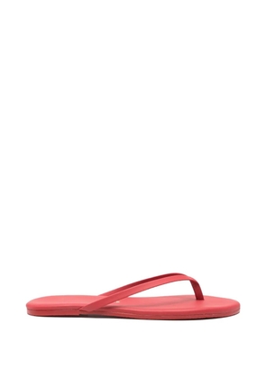 Tkees Solid leather flip-flops - Red