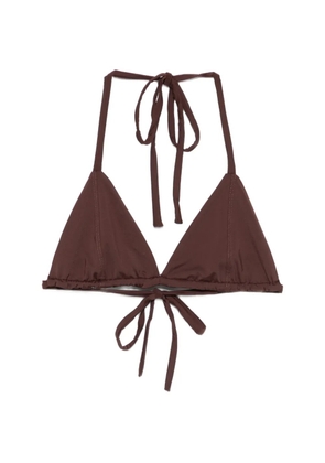 Myra Swim Vera triangle bikini top - Brown