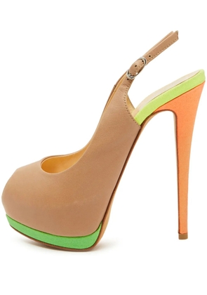 Giuseppe Zanotti Vintage 145mm platform pumps - Neutrals