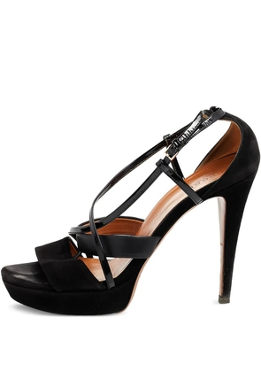 Gucci Pre-Owned 125mm platform sandals - Black