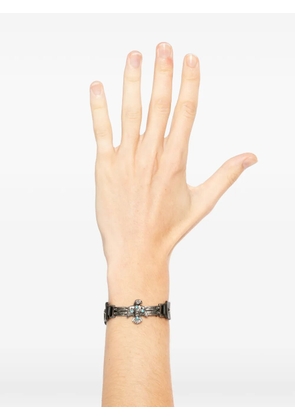 Valentino Garavani stud-embellished leather bracelet - Black