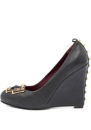 Marc By Marc Jacobs pre-owned 145mm wedge pumps - Black