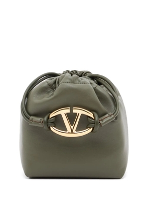 Valentino Garavani VLogo mini Pouf pouch bag in nappa - Green