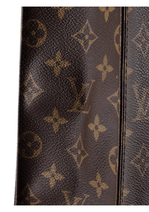 Louis Vuitton Pre-Owned Vintage Sac Plat Bag Monogram Canvas tote bag - Brown