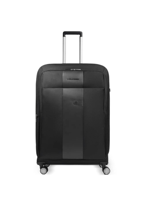 PIQUADRO expandable panelled suitcase - Black