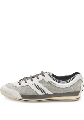 Tod's Vintage pre-owned panelled sneakers - Grey