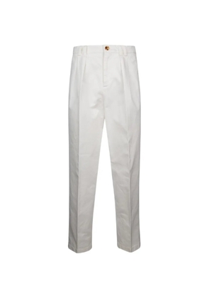 Brunello Cucinelli pleated tailored trousers - White