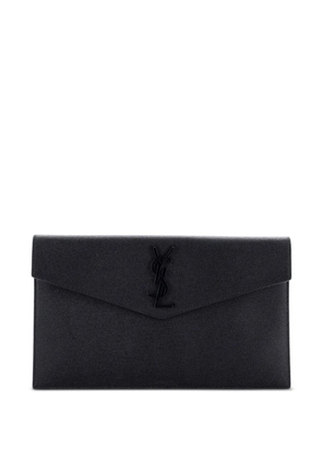 Saint Laurent Pre-Owned Uptown Pouch Leather clutch bag - Black