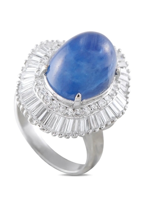 LB Exclusive sapphire and diamond ring - Silver