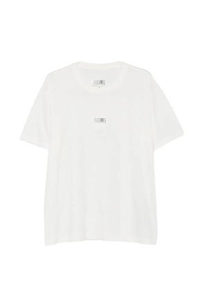 MM6 Maison Margiela logo-pach T-shirt - White