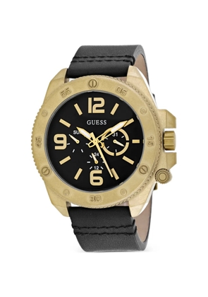 GUESS USA logo-detail 46mm watch - Black