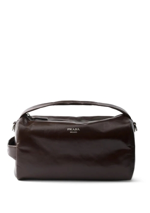 Prada leather tote bag - Brown