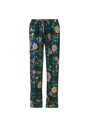 PIP STUDIO Belin floral pyjama bottoms - Green