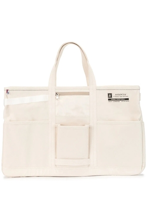 As2ov Alberton canvas tote bag - White