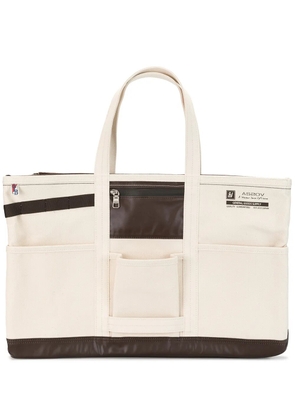 As2ov Alberton canvas tote bag - White