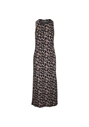 Majestic Filatures leopard-print sleeveless dress - Neutrals