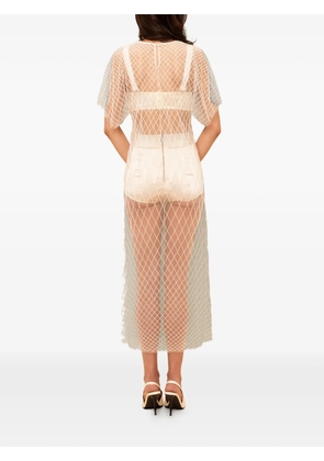 Contessa Mills Wraith midi dress - White