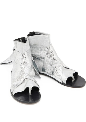 ISABEL MARANT pre-owned Mosley wrap sandals - Silver
