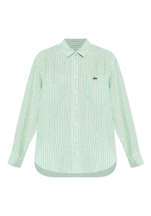 Lacoste striped shirt - White