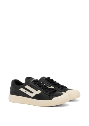 Bally logo perforated sneakers - Black