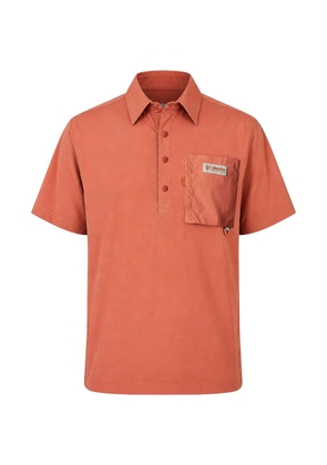 Columbia Cove Beach™ logo-patch chest-pocket shirt - Orange