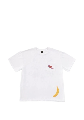 ANTI PROMO logo-print pocket T-shirt - White