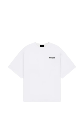 We11done logo-print oversized T-shirt - White