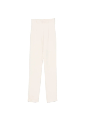 Alberta Ferretti high-waisted slim-fit trousers - Neutrals