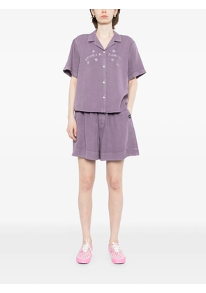 SPORT b. by agnès b. dyed collar shirt - Purple