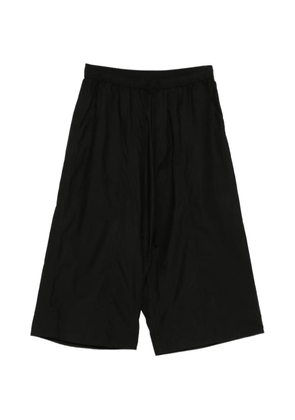 Julius elasticated wide-leg track trousers - Black
