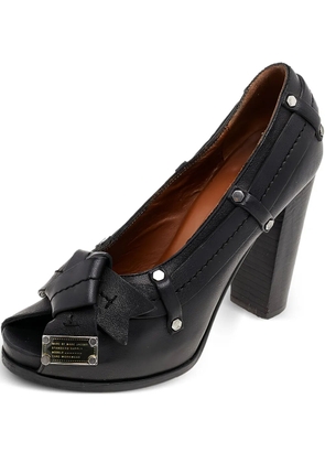 Marc Jacobs Vintage pre-owned 110MM Bow Studded Leather Pumps - Black