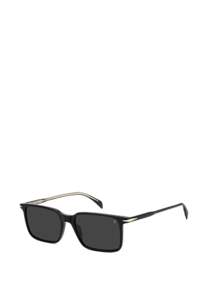 DAVID BECKHAM EYEWEAR rectangle-frame sunglasses - Black