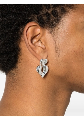 Missoma Molten Heart earrings - Silver