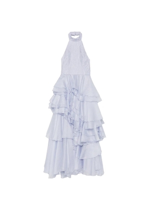 Aje Fayette ruffled gown - Blue