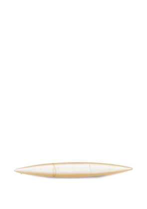 Giorgio Armani Pre-Owned 2000s pointed brooch - Neutrals