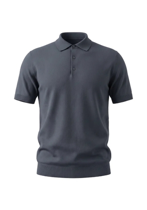 Filippo De Laurentiis short-sleeve knitted polo shirt - Blue
