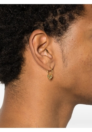 Missoma Molten heart-charm earrings - Gold