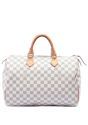 Louis Vuitton Pre-Owned 2012 Damier Azur Speedy 35 boston bag - White