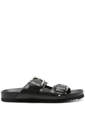 P.A.R.O.S.H. buckled leather sandals - Black