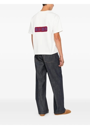 3DICI logo-patch T-shirt - Neutrals