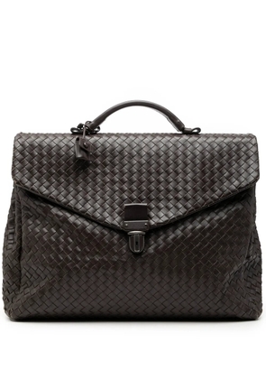 Bottega Veneta Pre-Owned 2012-2026 Nappa Intrecciato Briefcase business bag - Brown