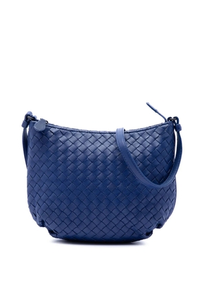 Bottega Veneta Pre-Owned 2012-2026 Small Nappa Intrecciato crossbody bag - Blue