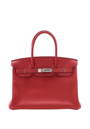 Hermès Pre-Owned 2019 Clemence Birkin Retourne 30 handbag - Red