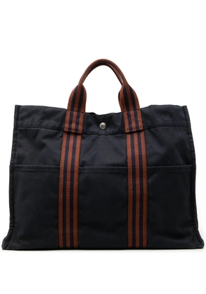 Hermès Pre-Owned 1990-2010 Canvas Fourre Tout MM tote bag - Blue