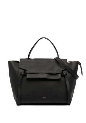Celine Pre-Owned 2015 Mini Grained Calfskin Belt satchel - Black