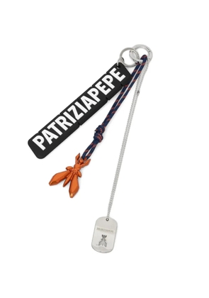 Patrizia Pepe Fly charm keyring - Orange