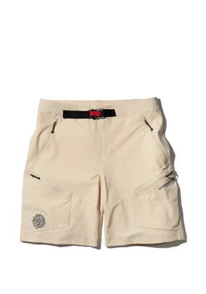 UPPERVOID Aruval belted multi-pocket shorts - Neutrals
