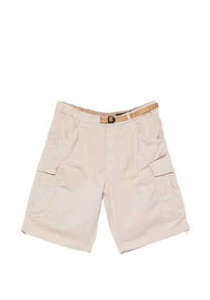 White Sand belted cargo shorts - Neutrals